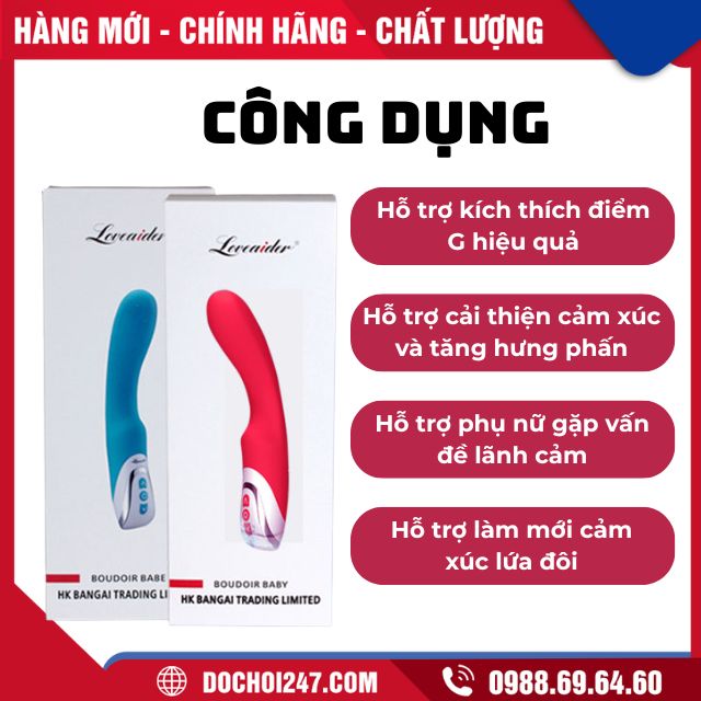 Dương vật giả cầm tay Loveaider Boudoir Babe