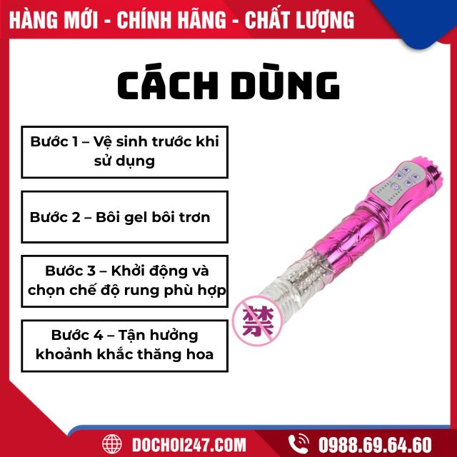 Dương vật giả cầm tay rung ngoáy