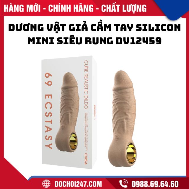 dương vật giả cầm tay silicon mini