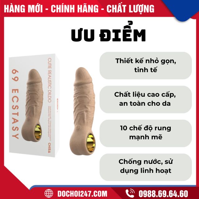 dương vật giả cầm tay silicon mini