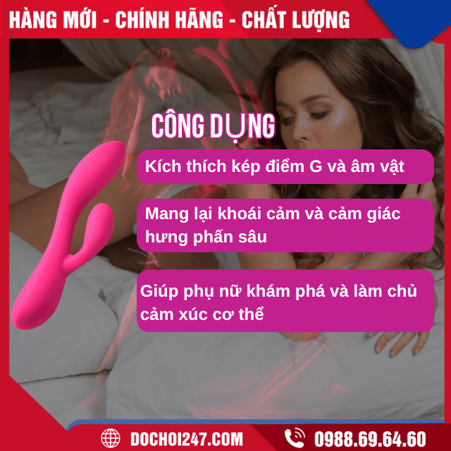Công dụng của dương vật giả (Rabbit Sex Toys) massage kích thích điểm G