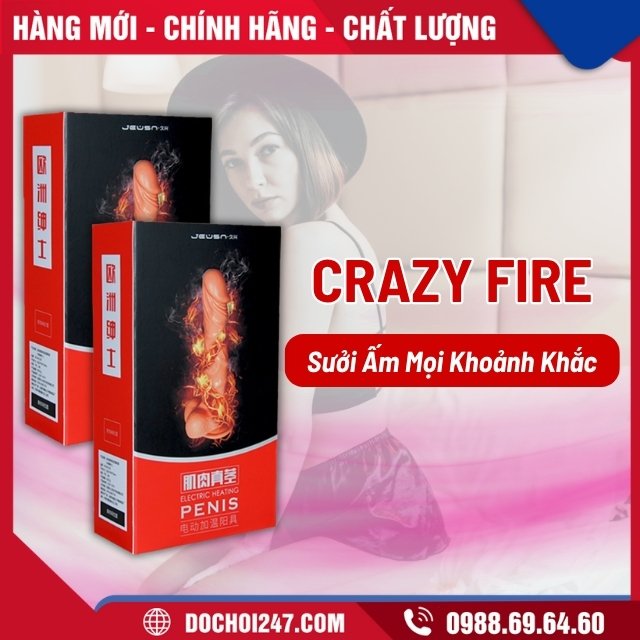 Giới thiệu về dương vật giả gắn tường Crazy Fire