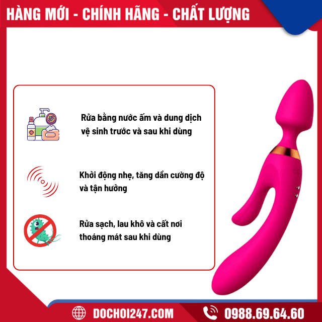Lưu ý khi sử dụng và bảo quản Vibrator