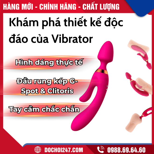Khám phá thiết kế độc đáo của Dương vật giả Vibrator Sự hòa quyện giữa công nghệ và nhu cầu khoái cảm