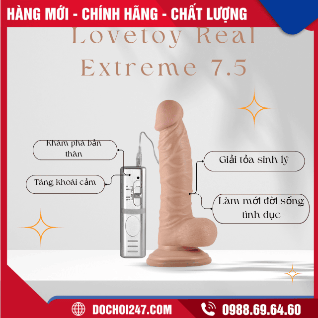 Lợi ích khi sử dụng dương vật giả gắn tường Lovetoy Real Extreme