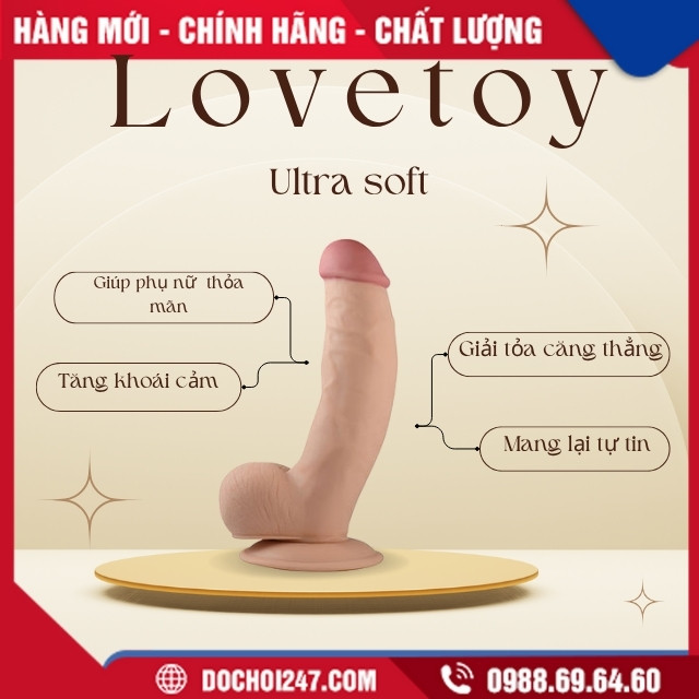 Lợi ích khi sử dụng dương vật gắn tường Lovetoy Ultra soft