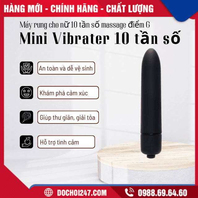 Lợi ích khi sử dụng máy rung Mini Vibrater