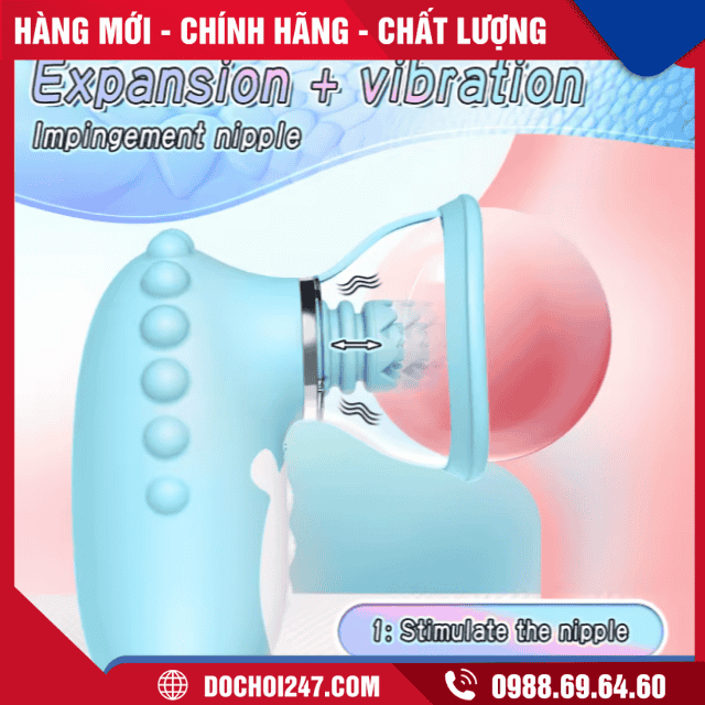 máy rung mút đầu ti sucking stimulation vibrator