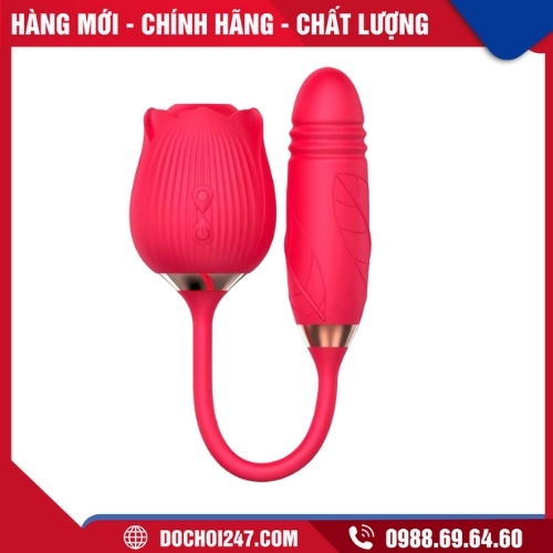 Trứng rung hoa hồng 2 in 1 – Bí mật nhỏ cho cảm xúc thăng hoa - LR13391