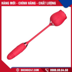 Trứng rung hoa hồng 2 in 1 avt 2