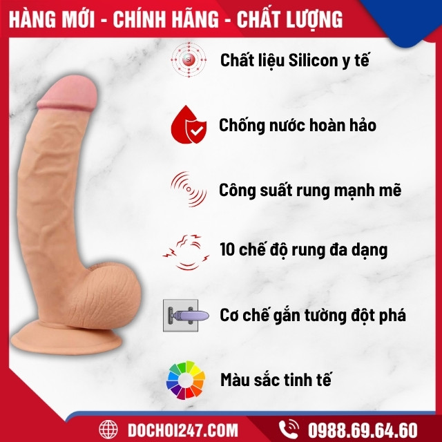 Ưu điểm của dương vật giả Lovetoy Ultra Soft Dude 7.5