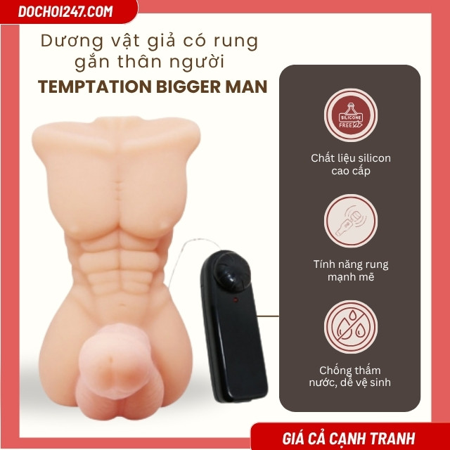 Ưu điểm dương vật giả gắn thân người Temptation Bigger Man