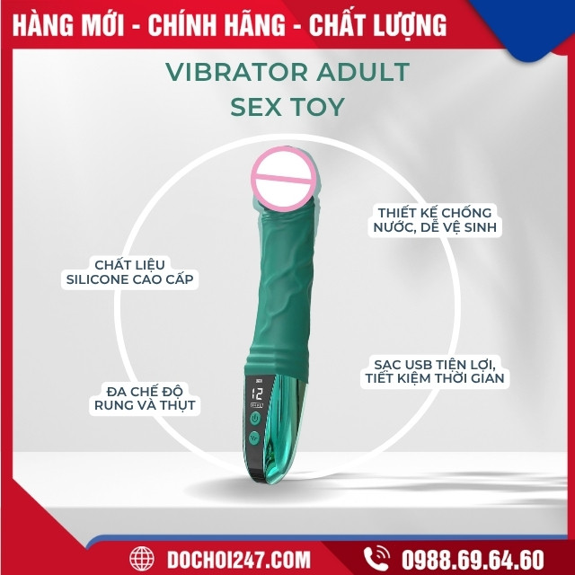 Ưu điểm dương vật giả Vibrator Adult Sex Toy